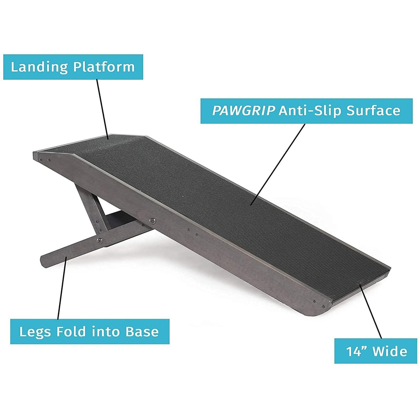 Adjustable Pet Ramp For Bed Small & Large Pets