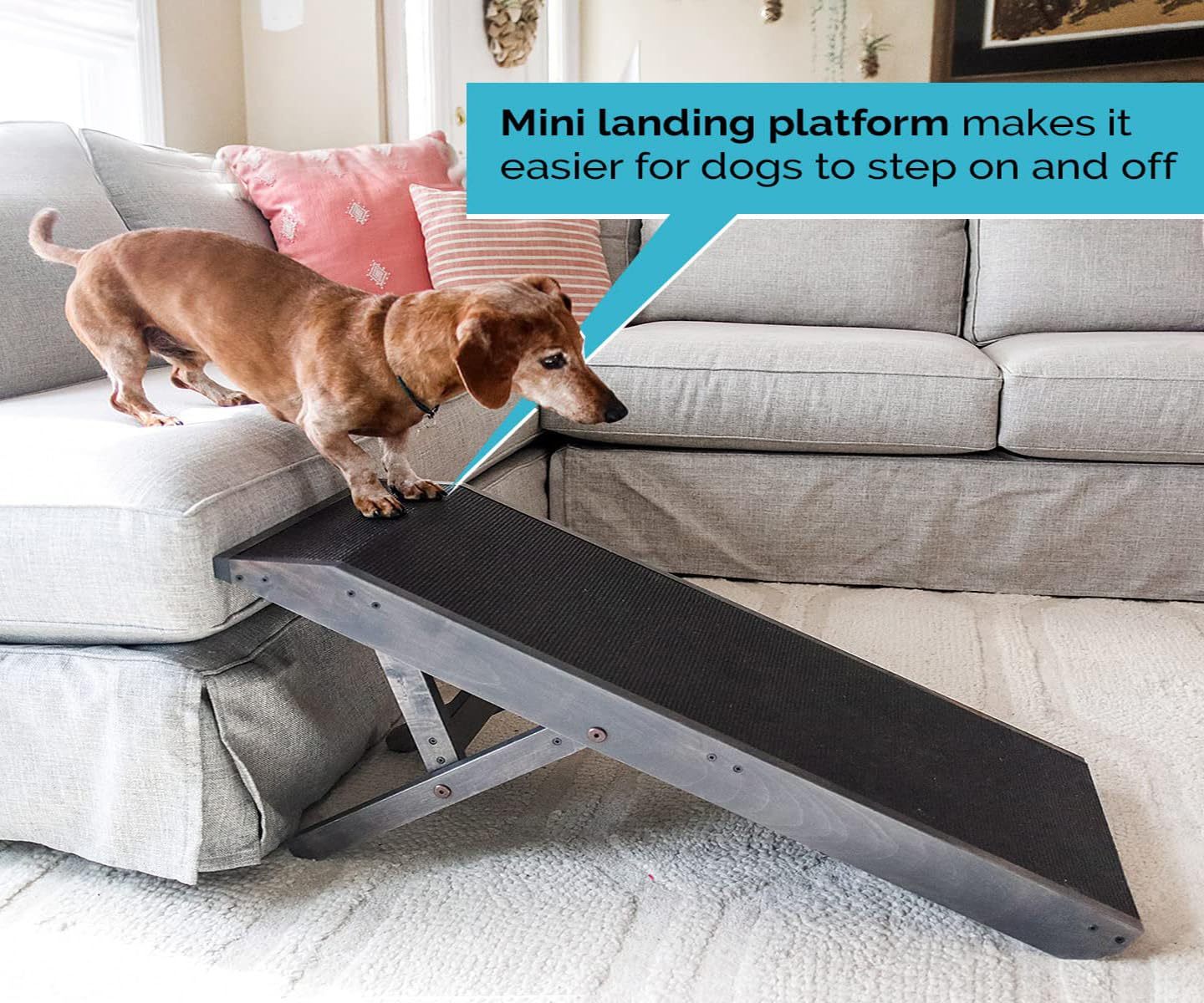 Adjustable Pet Ramp For Bed Small & Large Pets