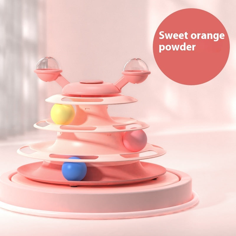 4 Levels Intelligence Cat Toy Tower