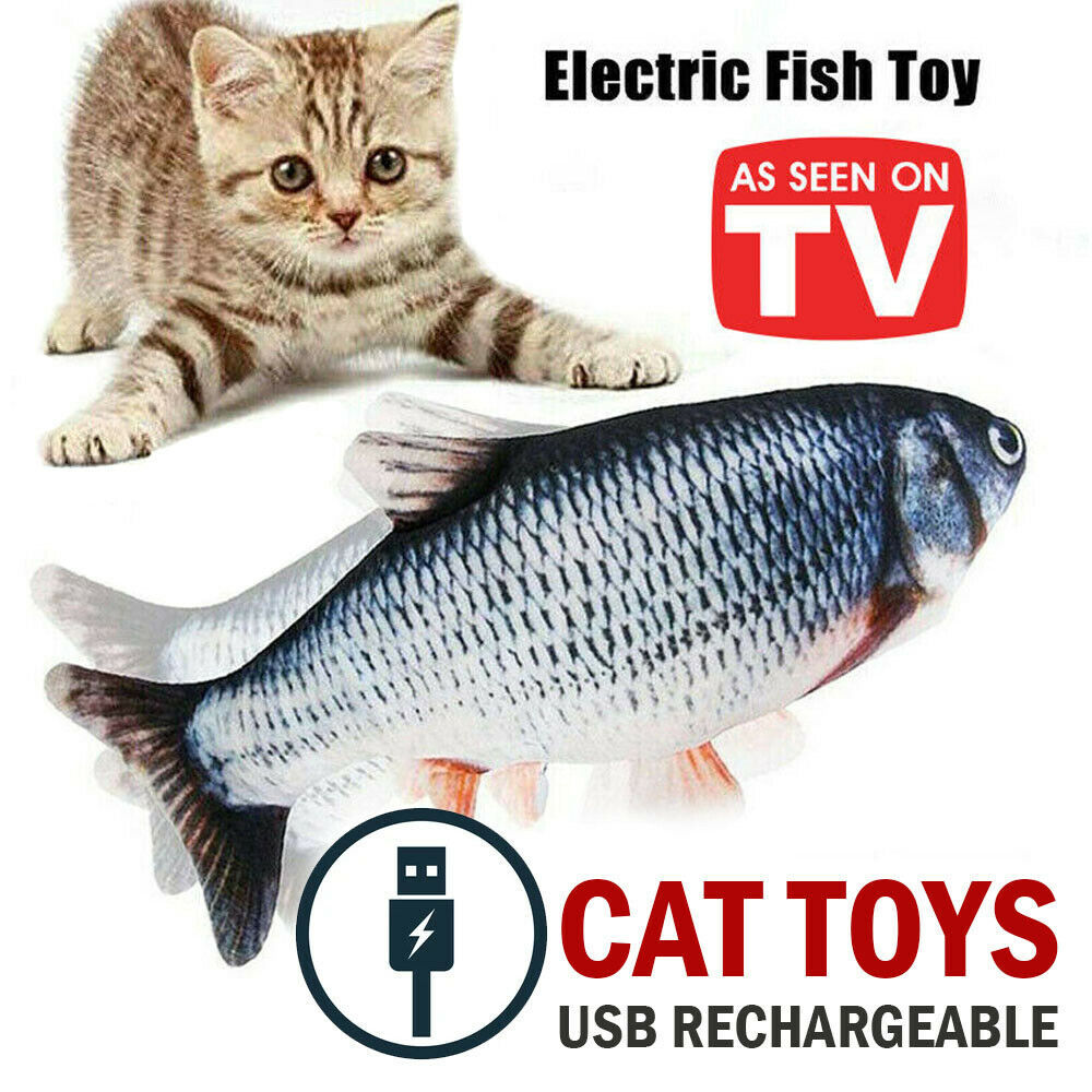 Interactive Electric Fish Cat Toy